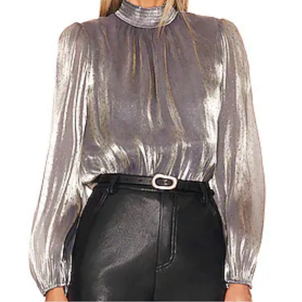 Elegant Pewter Women's Top